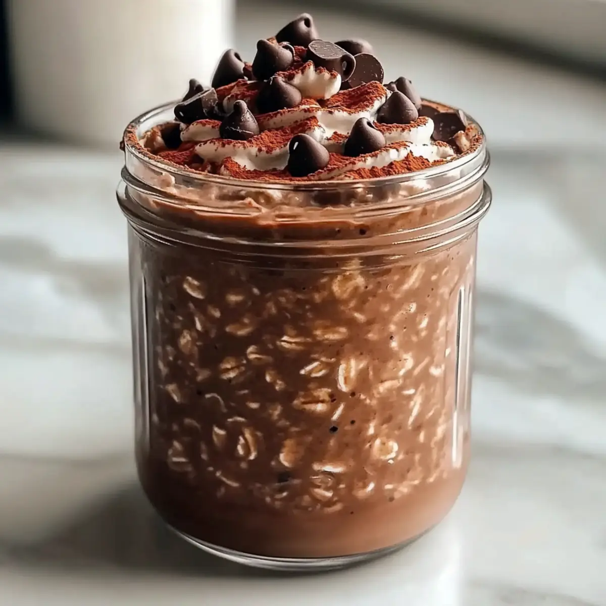 Brownie Batter Overnight Oats