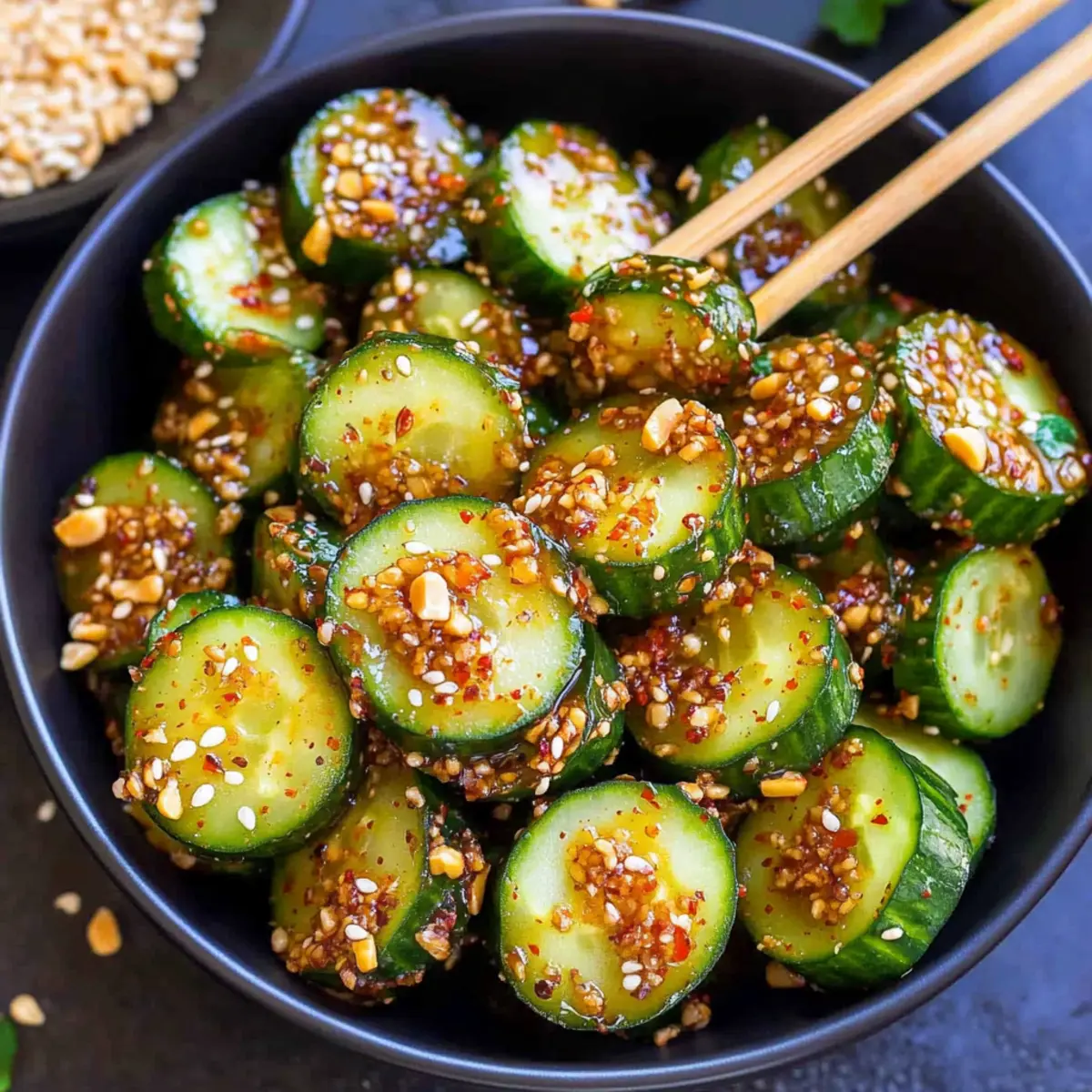 5 Minute Asian Cucumber Salad