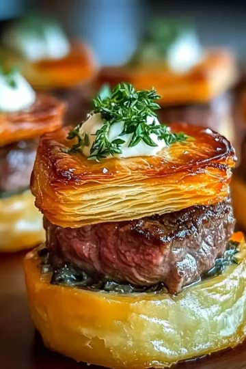 Mini Beef Wellington Bites