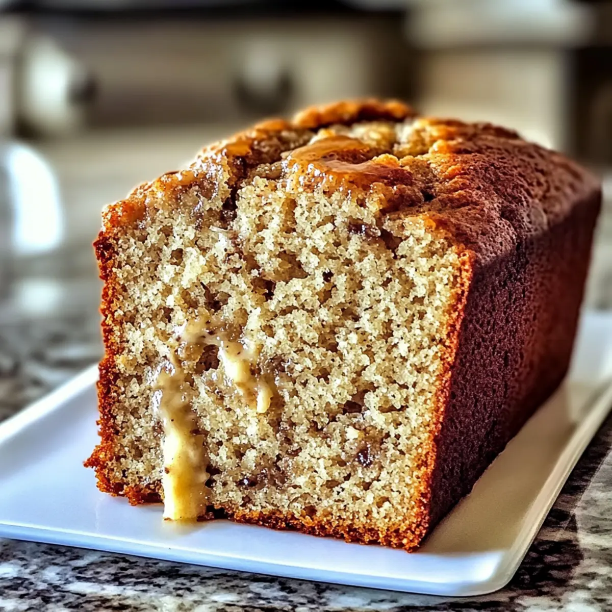 Banana Bread with Cottage Cheese