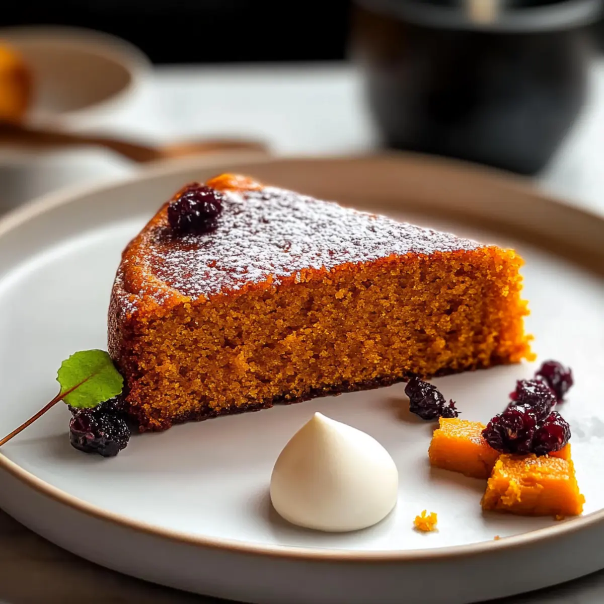 Flourless Sweet Potato Ginger Cake