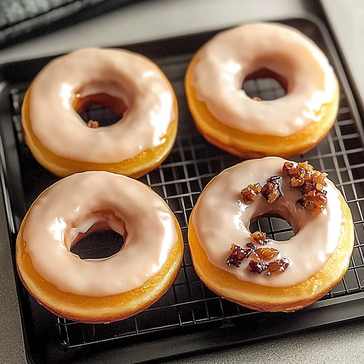 Maple-Glazed Canadian Doughnuts