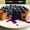 Blueberry Maple Upside Down Cake
