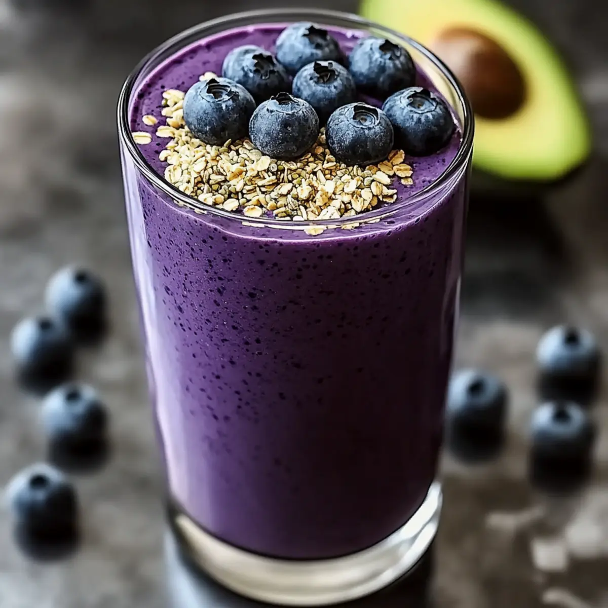 Blueberry Avocado Smoothie