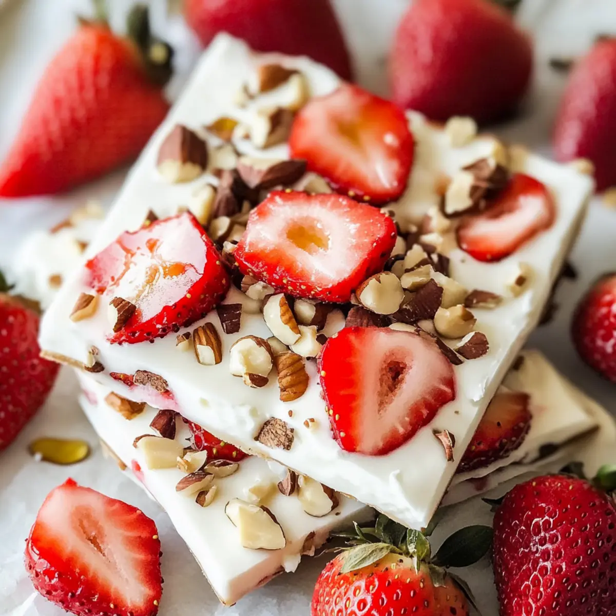 Strawberry Yogurt Bark