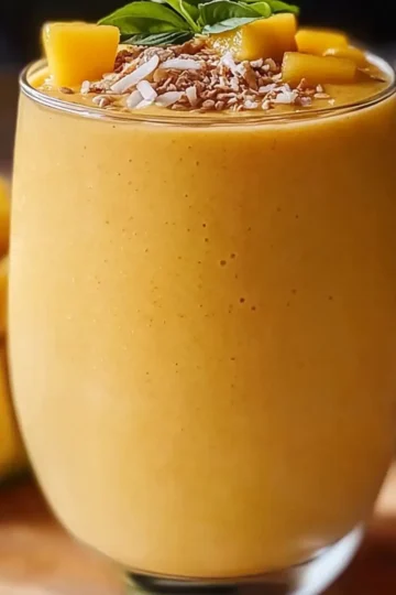 The Best Mango Smoothie Recipe