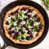 Blackberry Basil and Honey Pizza
