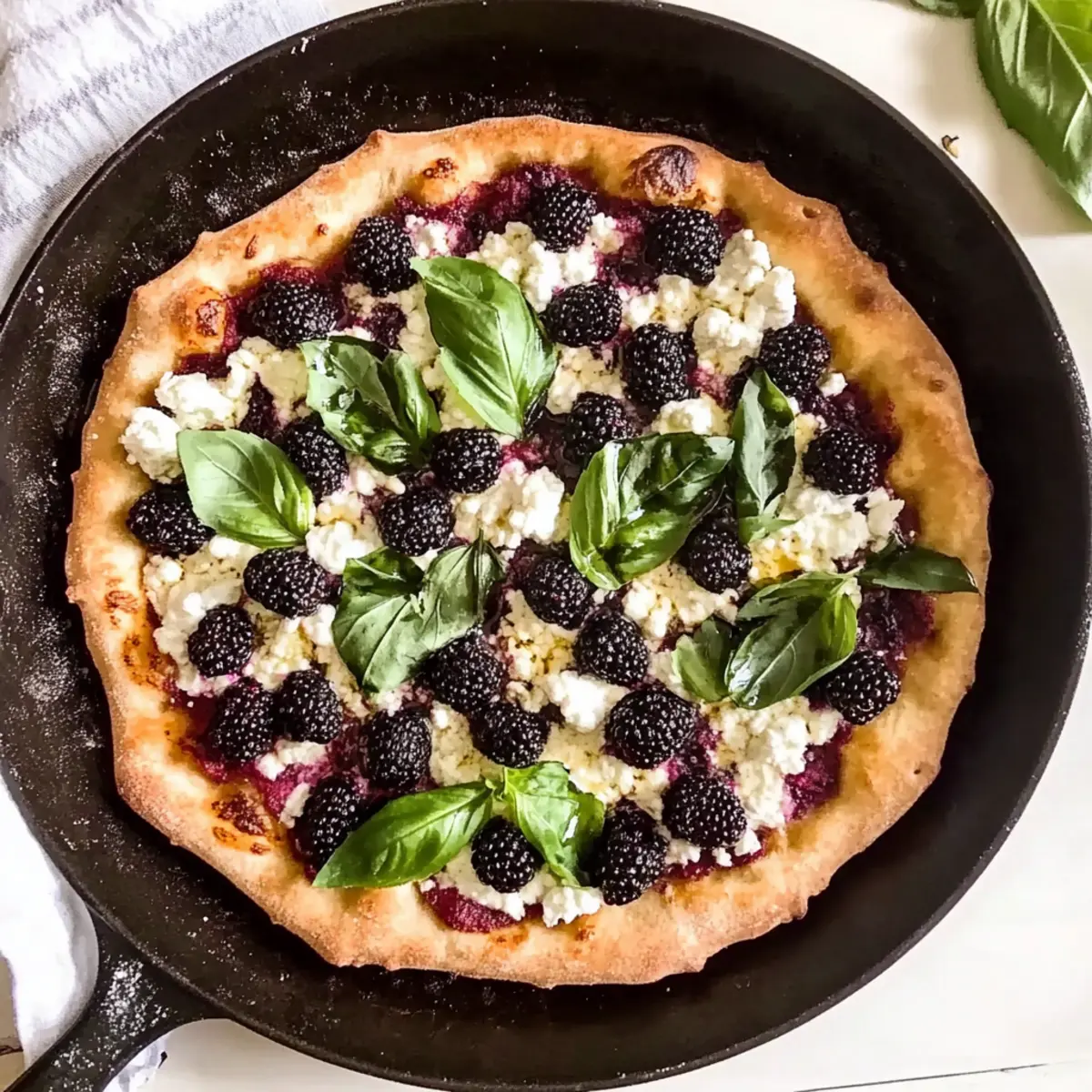 Blackberry Basil and Honey Pizza: A Sweet Savory Delight 5 Blackberry Basil and Honey Pizza