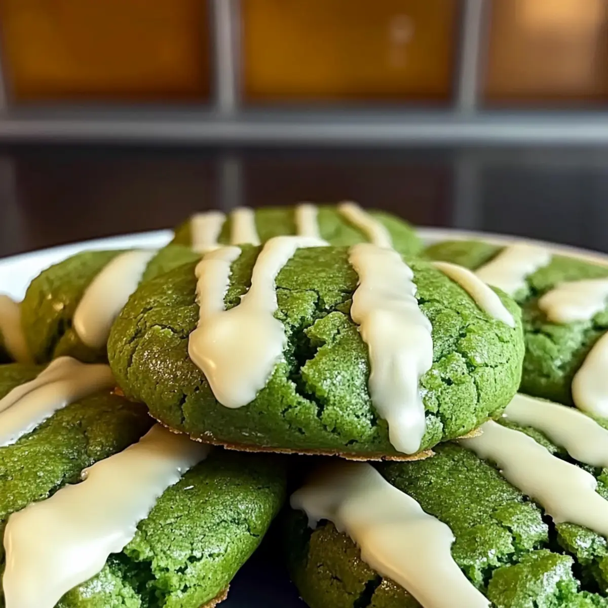St. Patrick's Day Green Velvet Cookies