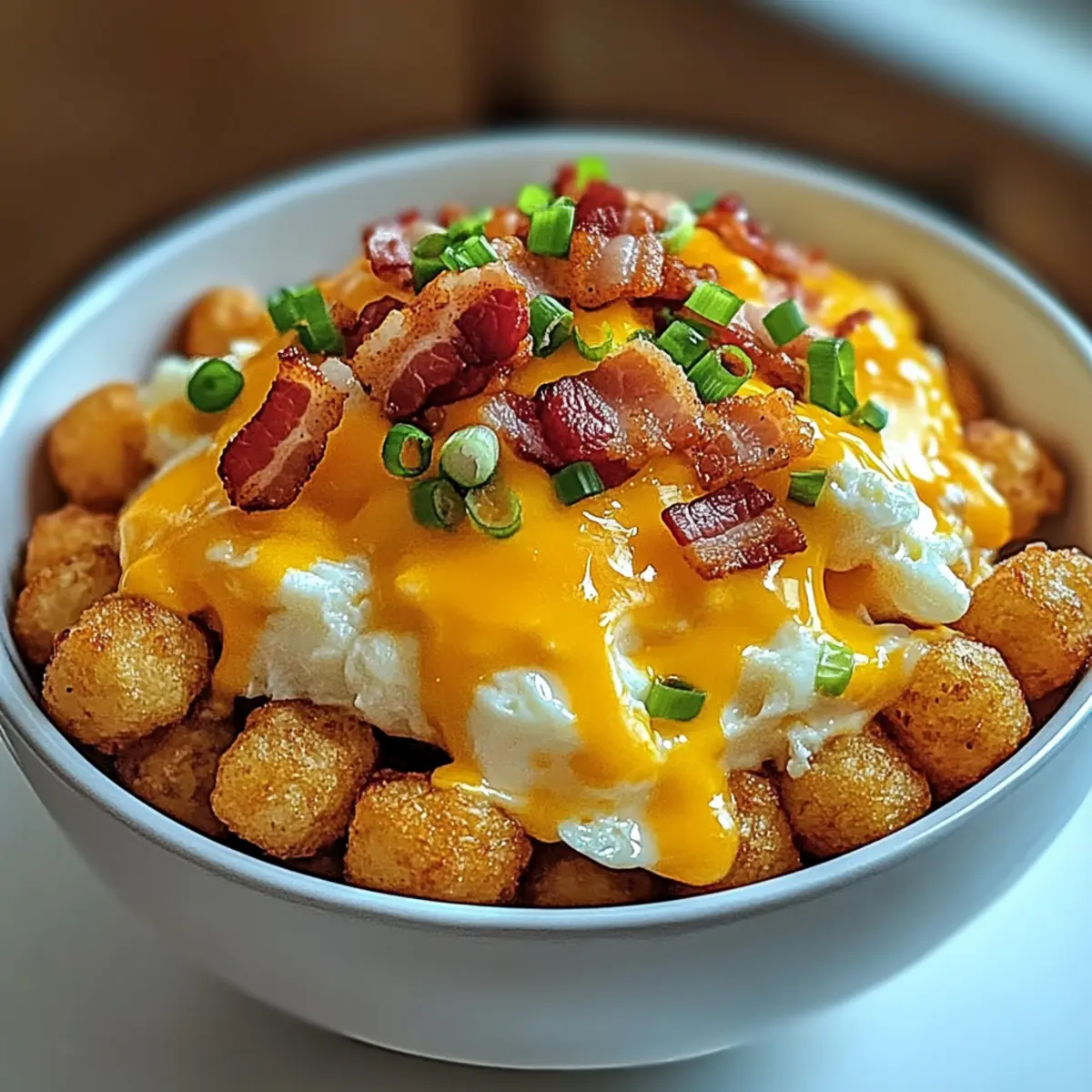 Tater Tot Breakfast Bowl