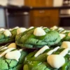 St. Patrick's Day Green Velvet Cookies