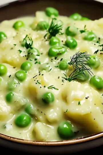 Creamed Spring Peas and Potatoes