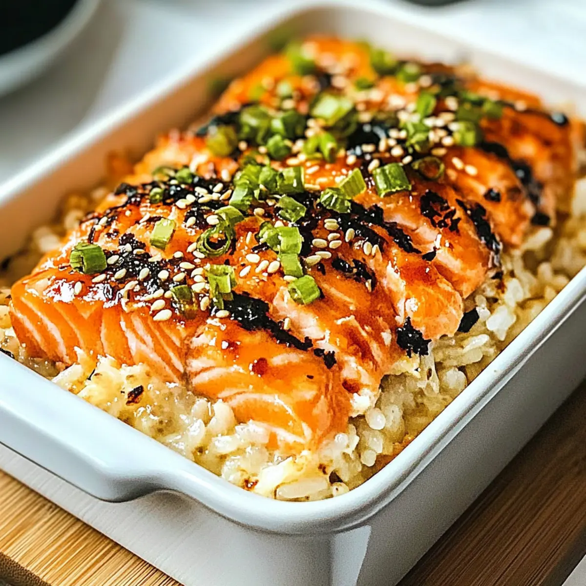 Salmon Sushi Bake Recipe