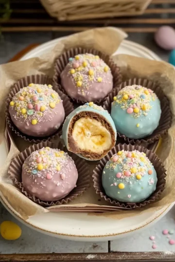 Banana Pudding Easter Truffles