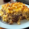Mac and Cheese Meatloaf Casserole