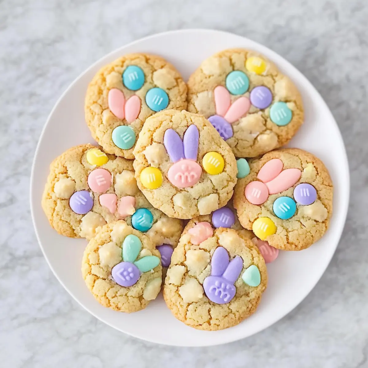 M&M Bunny Soft & Chewy Cookies for Joyful Easter Treats 5 M&M Bunny Soft & Chewy Cookies