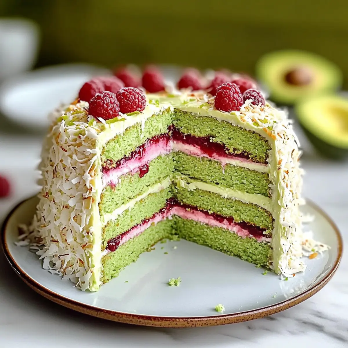 Tropical Avocado Lime Coconut Cake That's Guilt-Free Bliss 5 Avocado Lime Coconut Cake