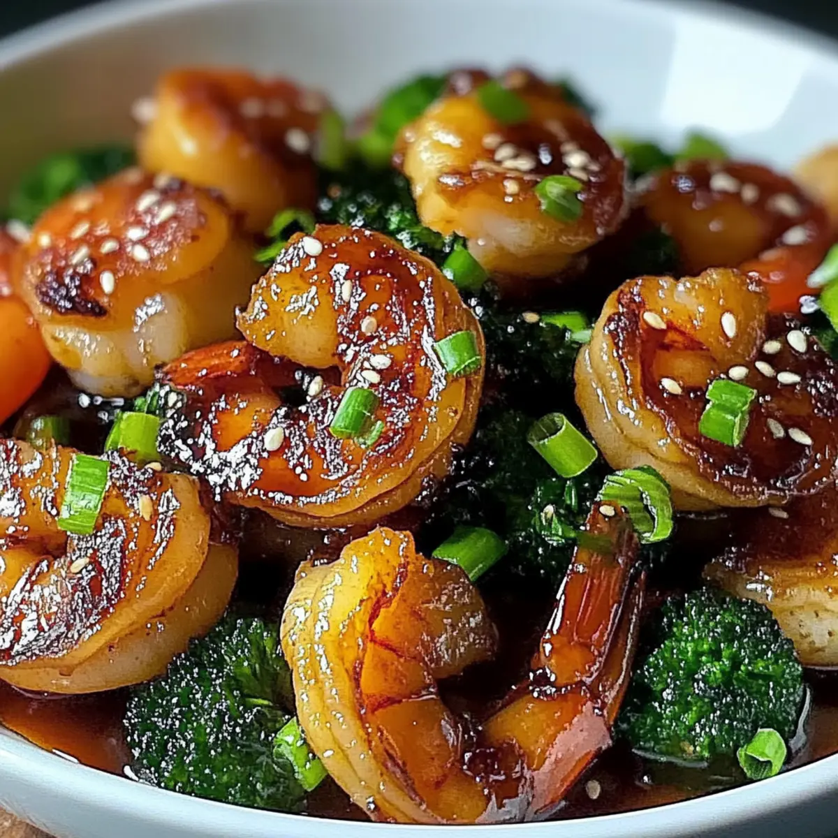 High-Protein Honey Garlic Shrimp
