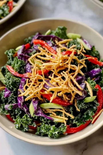 Crunchy Kale Salad with Lemon Tamari