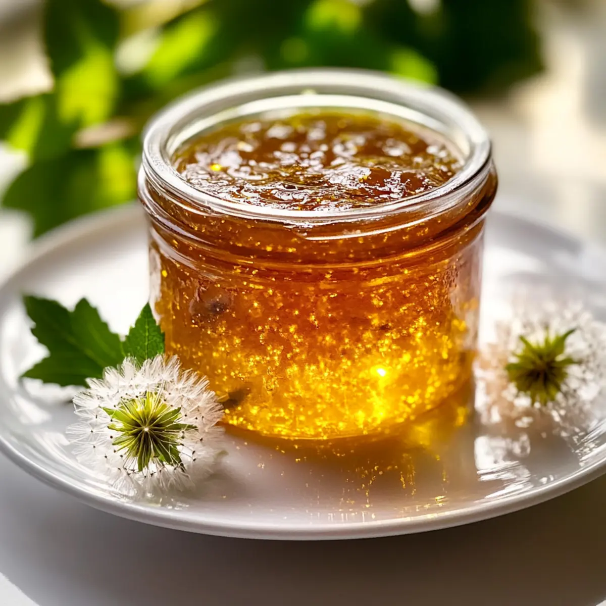 Dandelion Jelly w/ Vanilla Bean
