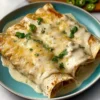 White Rotisserie Chicken Enchiladas