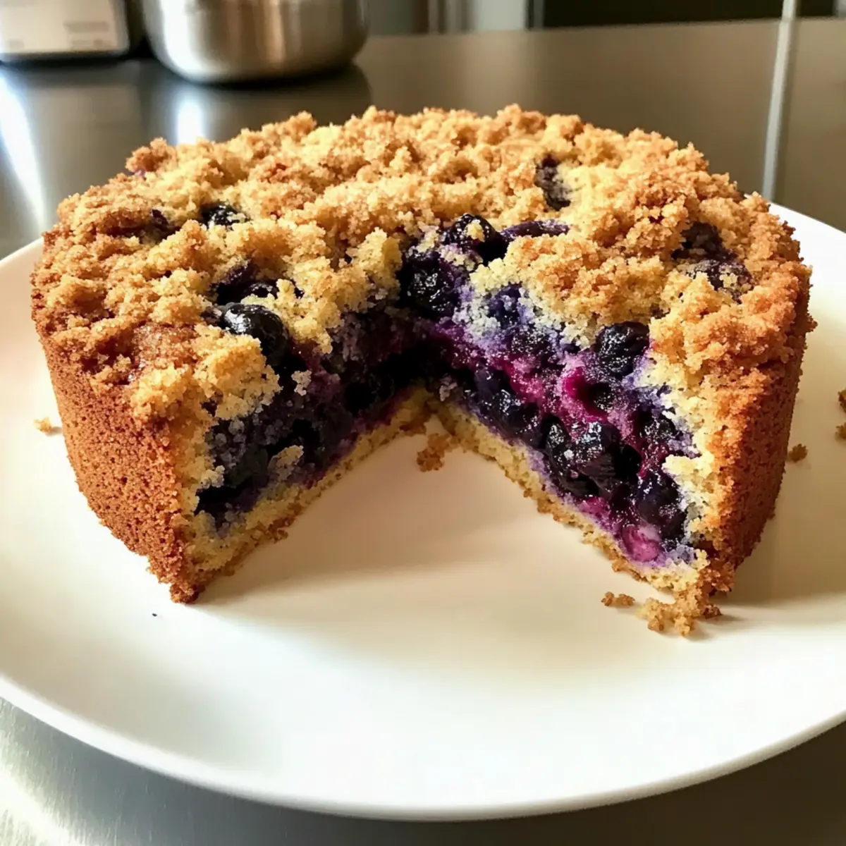 Blueberry Streusel Cake