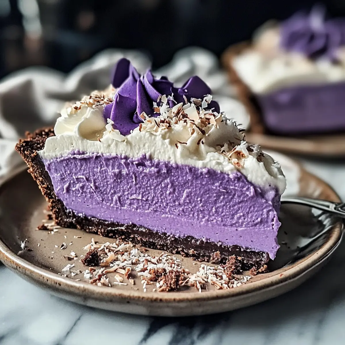 Ube & Coconut Cream Pie