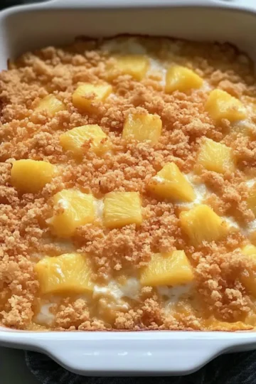 Easter Pineapple Cheese Casserole