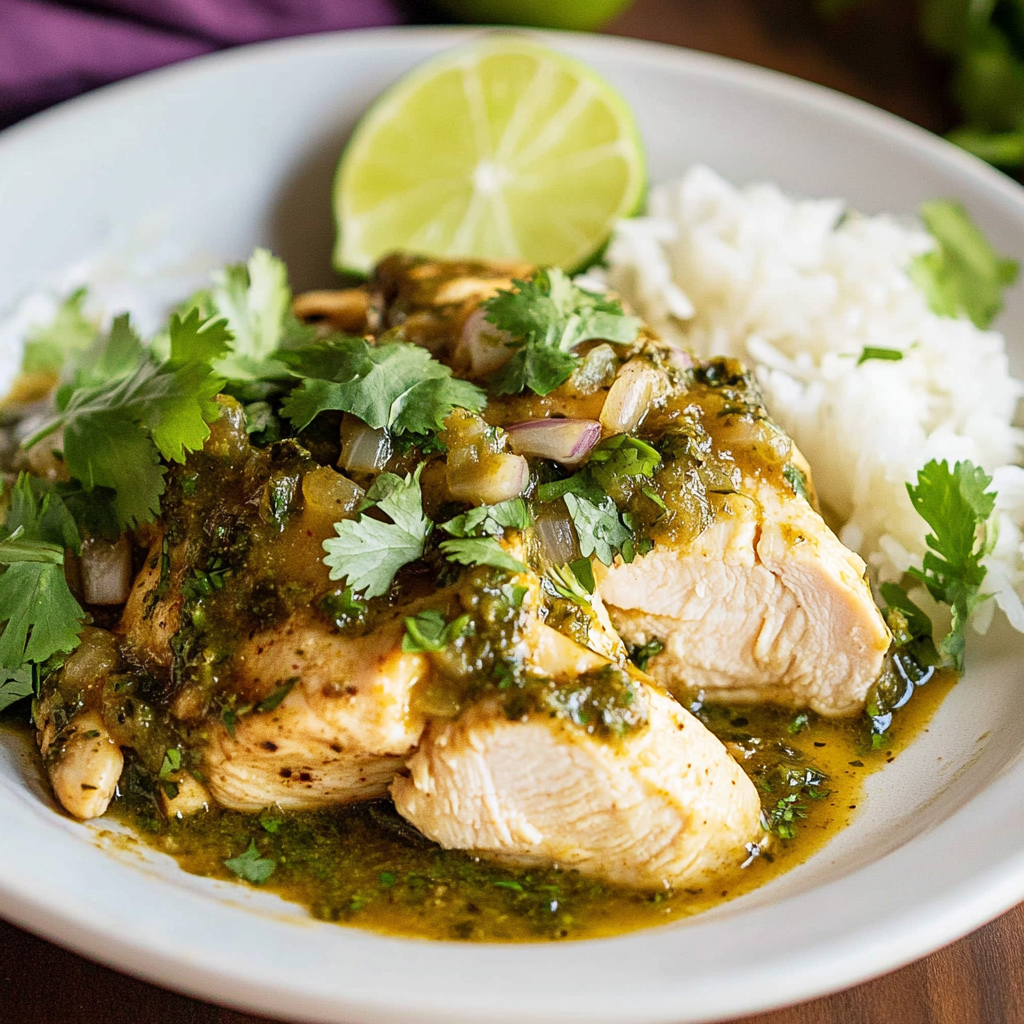 Salsa Verde Chicken Easy Slow Cooker Mexican Delight