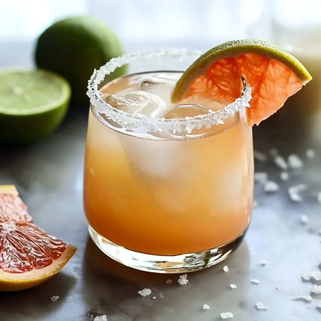 Paloma Cocktail Refreshing Grapefruit Tequila Drink