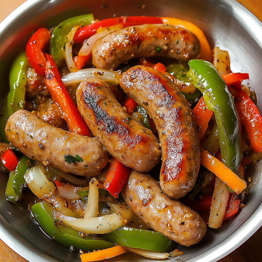Sausage and Peppers Comfort Dish Ready in 45 Minutes