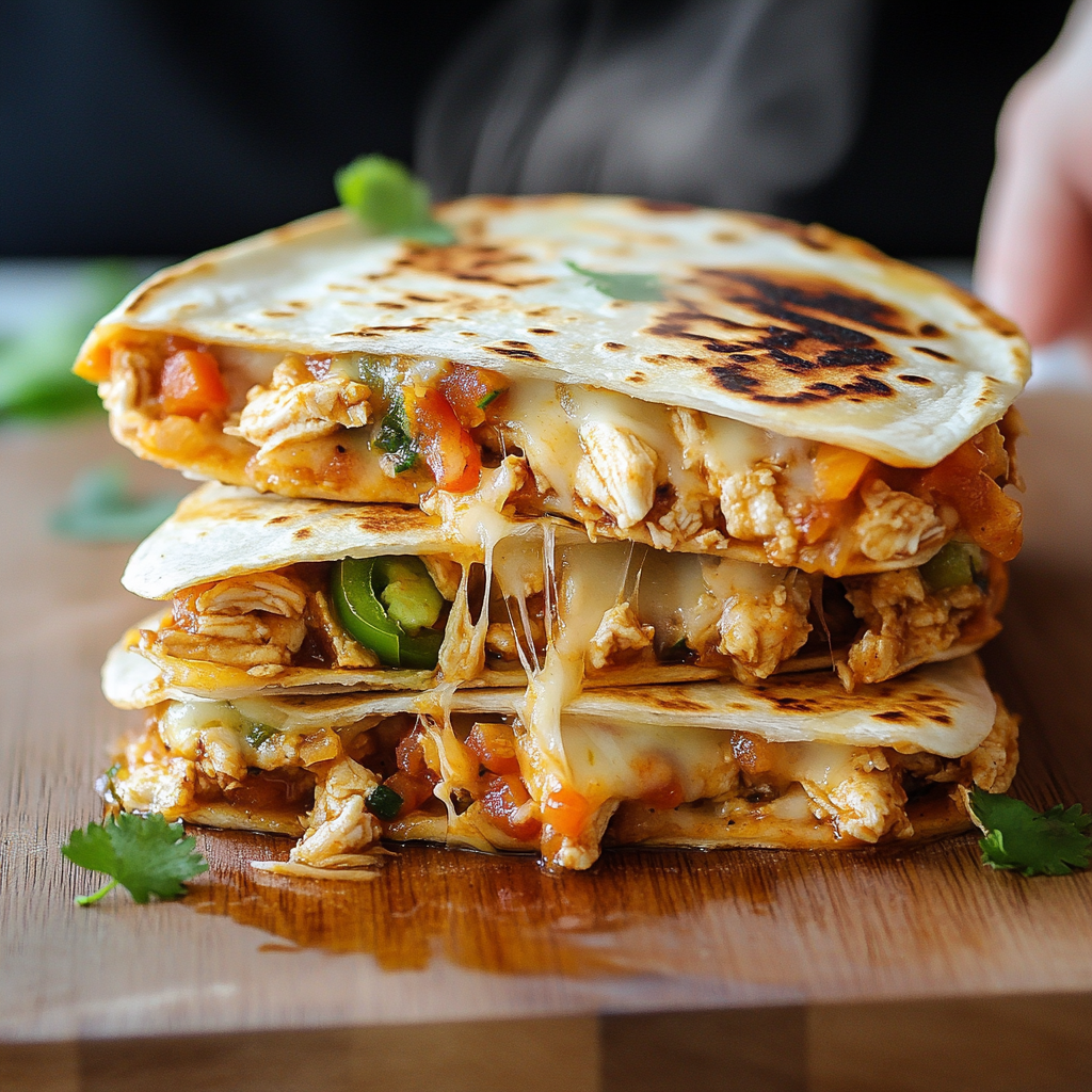 Chicken Quesadillas Quick Cheesy Tex-Mex Delight Recipe