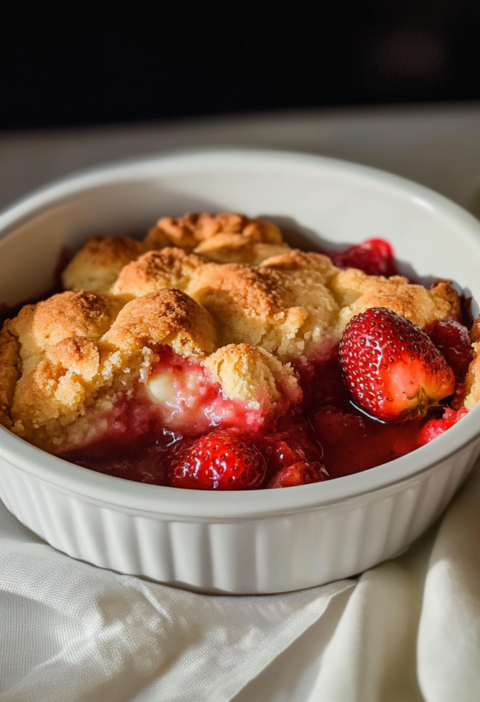 Strawberry Cobbler Recipe for Warm Comforting Meals