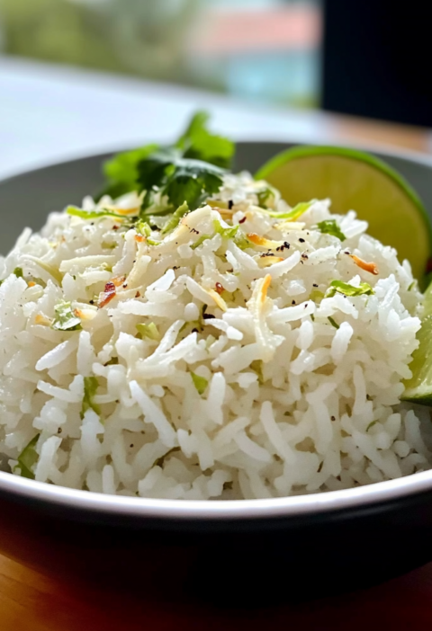Coconut Lime Rice Recipe Perfect Side Dish for Summer