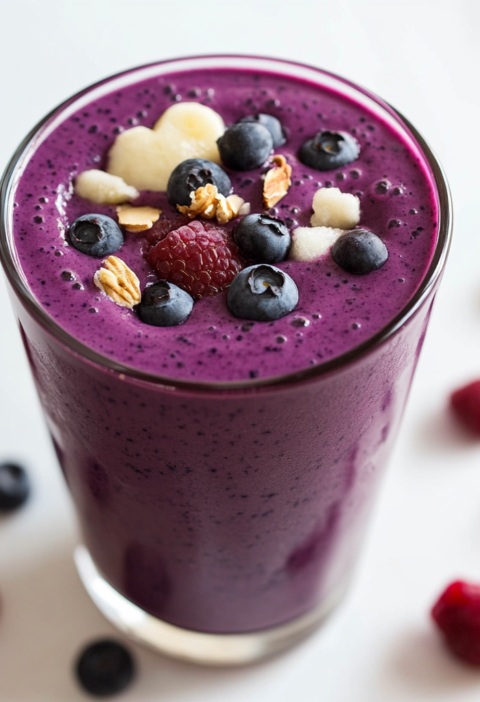 Healthy Blueberry Smoothie Recipe for Morning Energy