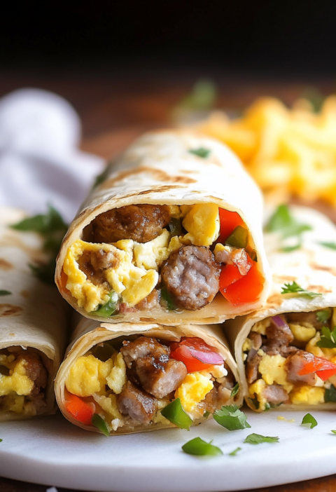Classic Breakfast Burritos Recipe for Morning Meals