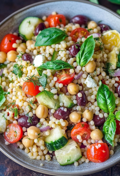 Mediterranean Couscous Salad Recipe for Quick Family Dinners
