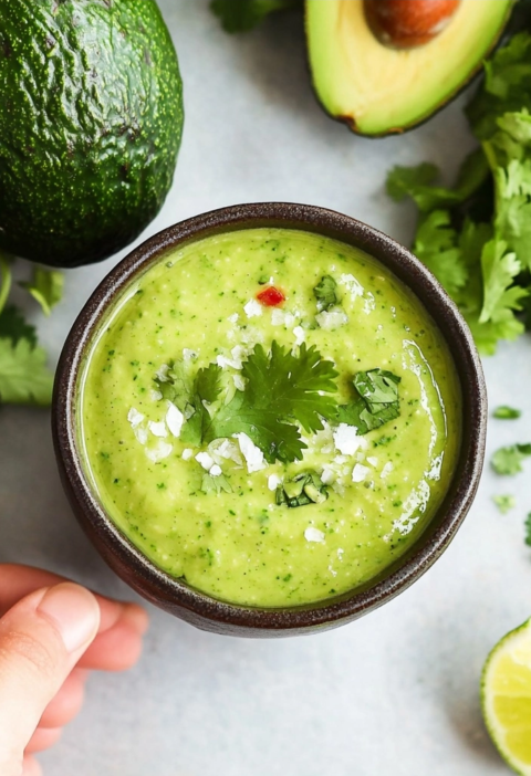 The Best Creamy Avocado Lime Dressing Recipe