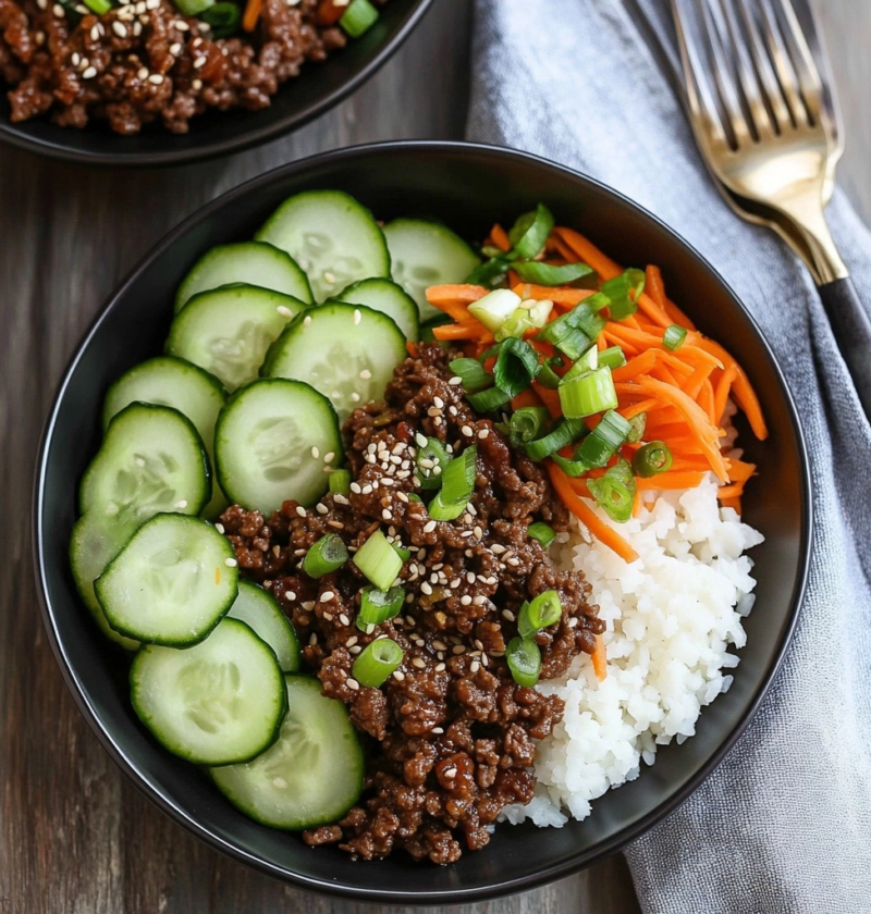 Korean Beef Cucumber Bowls Recipe for Quick Dinners