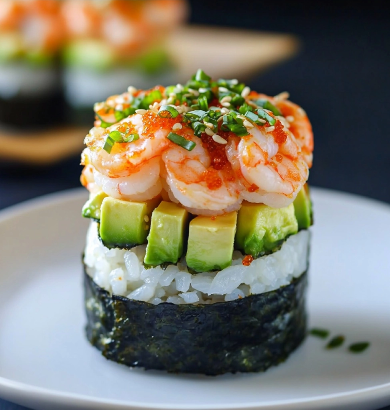 Shrimp Sushi Stacks for Quick and Healthy Meals