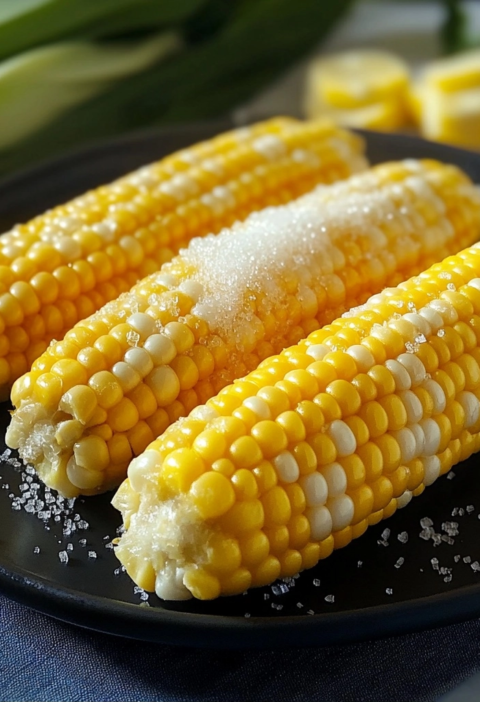 Perfect Corn on the Cob with Lemon Sugar