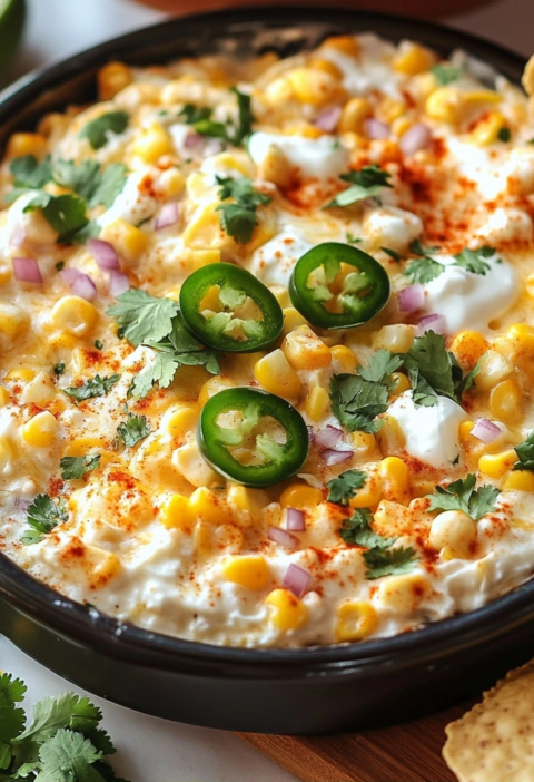 Easy Mexican Street Corn Dip Recipe
